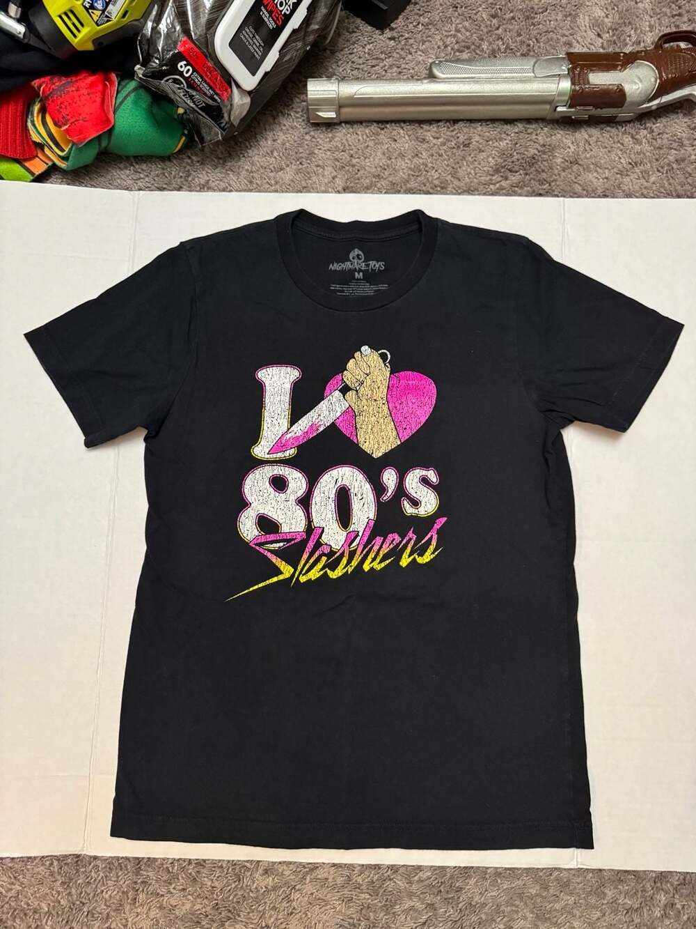 Nightmare Toys I Love 80s Slashers Graphic T-Shirt